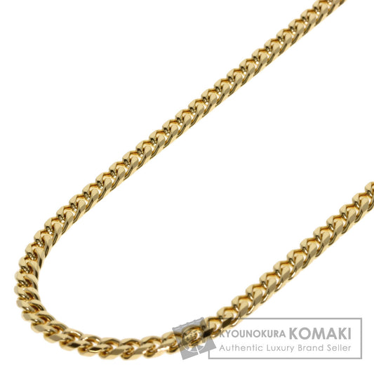 Curb chain Kihei 8 sides Necklace K18 Yellow Gold 29.9g　Ladies