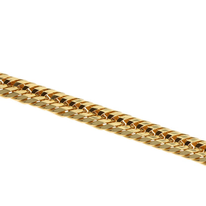 Curb Chain Kihei 12-sided Triple Necklace K18 Yellow Gold 30.6g　mens