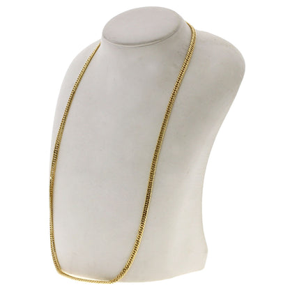 Curb chain Kihei W6 side Necklace K18 Yellow Gold 30.1g　Ladies