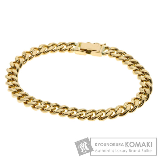 Curb chain Kihei Bracelet K18 Yellow Gold 33.6g　mens