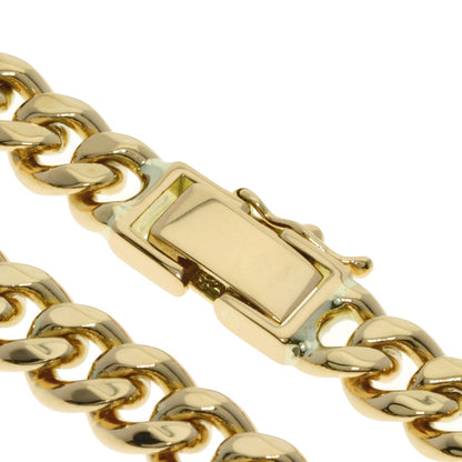 Curb chain Kihei Bracelet K18 Yellow Gold 33.6g　mens