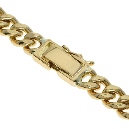 Curb chain Kihei Bracelet K18 Yellow Gold 33.6g　mens