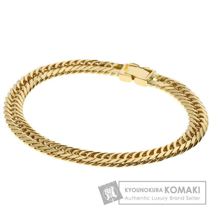 Curb chain Kihei triple 8-sided Bracelet K18 Yellow Gold 30.2g　mens