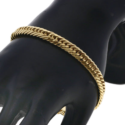 Curb chain Kihei triple 8-sided Bracelet K18 Yellow Gold 30.2g　mens