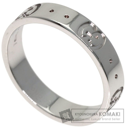 GUCCI Icon # 10 Ring K18 White Gold Ladies [Used]