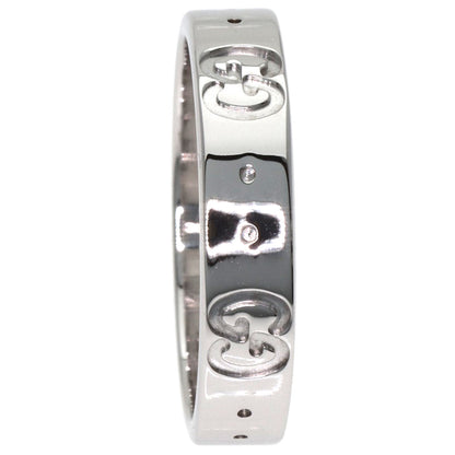 GUCCI Icon # 10 Ring K18 White Gold Ladies [Used]