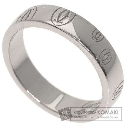CARTIER Happy Birthday #48 Ring K18 White Gold Ladies [Used]