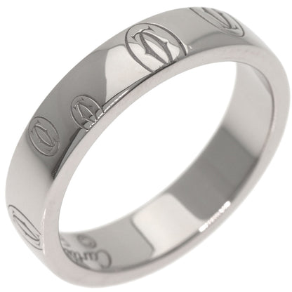 CARTIER Happy Birthday #48 Ring K18 White Gold Ladies [Used]