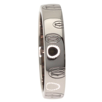 CARTIER Happy Birthday #48 Ring K18 White Gold Ladies [Used]