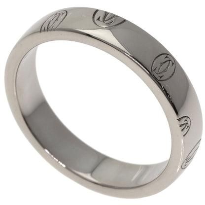 CARTIER Happy birthday # 52 Ring K18 White Gold Ladies [Used]