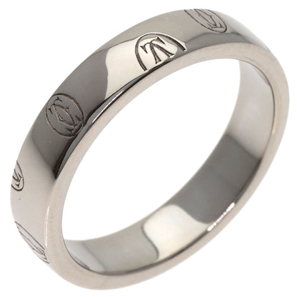 CARTIER Happy birthday # 52 Ring K18 White Gold Ladies [Used]