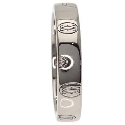 CARTIER Happy birthday # 52 Ring K18 White Gold Ladies [Used]