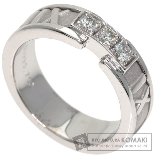 TIFFANY&Co. Atlas Diamond Ring K18 White Gold Ladies [Used]