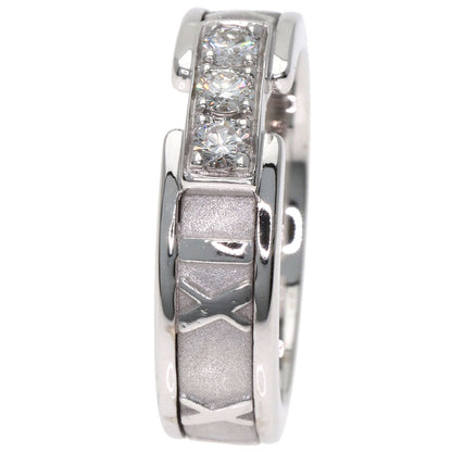 TIFFANY&Co. Atlas Diamond Ring K18 White Gold Ladies [Used]
