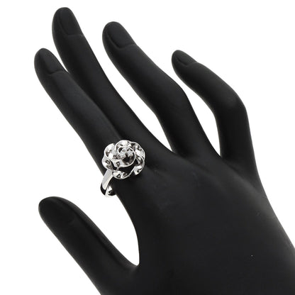 TASAKI Flower motif Diamond Ring K18 White Gold Ladies [Used]