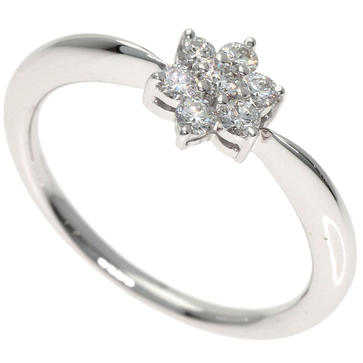 MIKIMOTO Perlita Diamond Ring K18 White Gold Ladies [Used]
