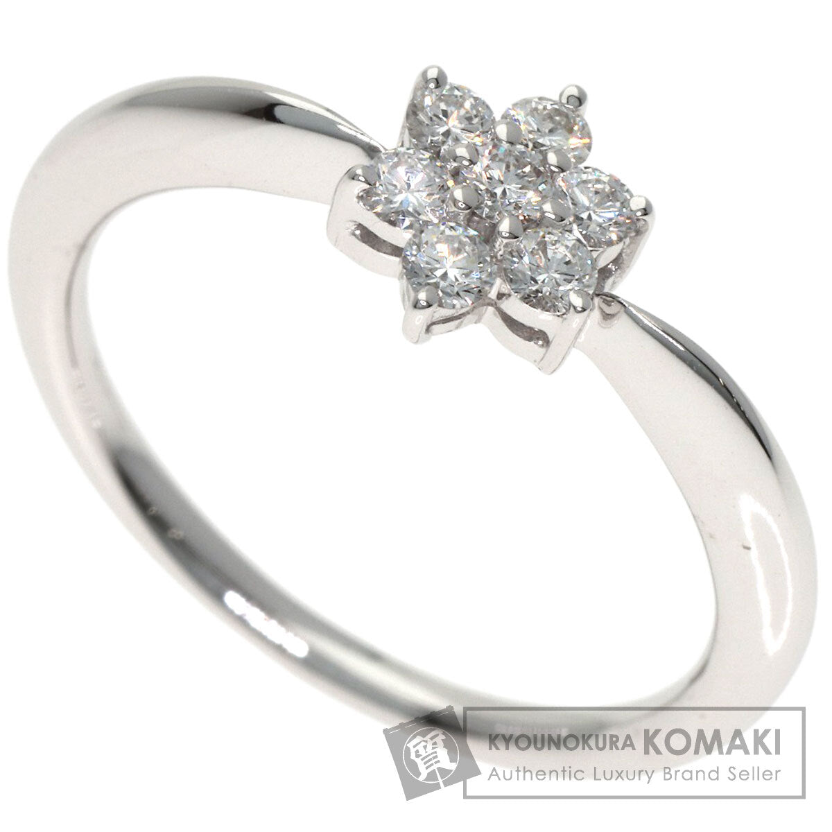 MIKIMOTO Perlita Diamond Ring K18 White Gold Ladies [Used]