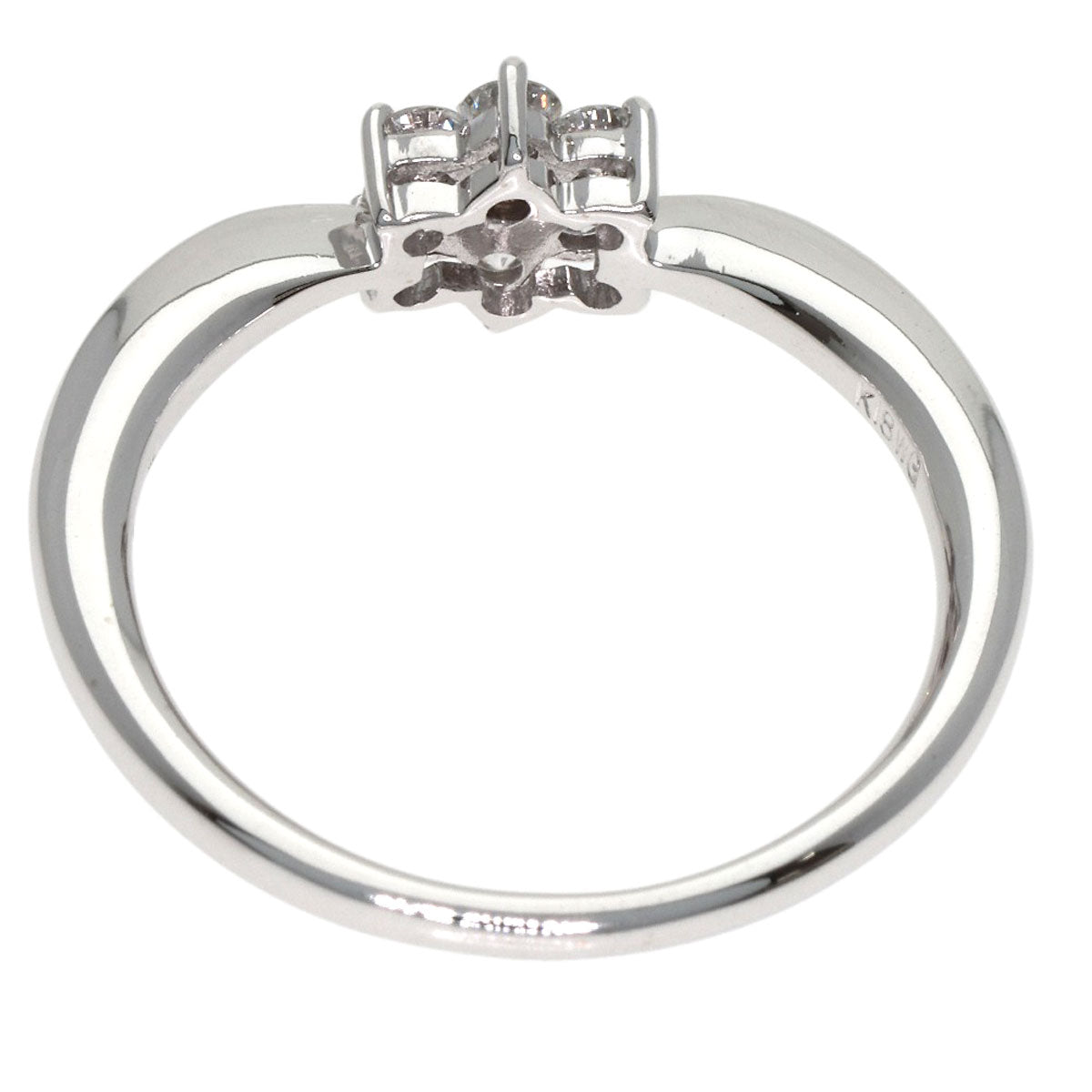 MIKIMOTO Perlita Diamond Ring K18 White Gold Ladies [Used]
