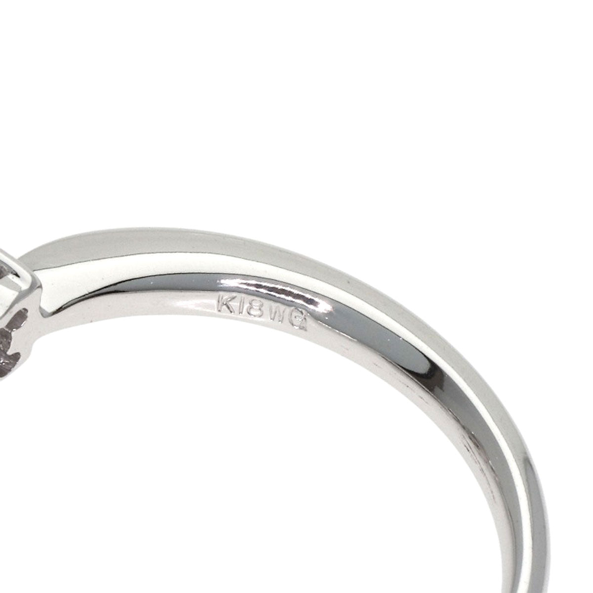MIKIMOTO Perlita Diamond Ring K18 White Gold Ladies [Used]