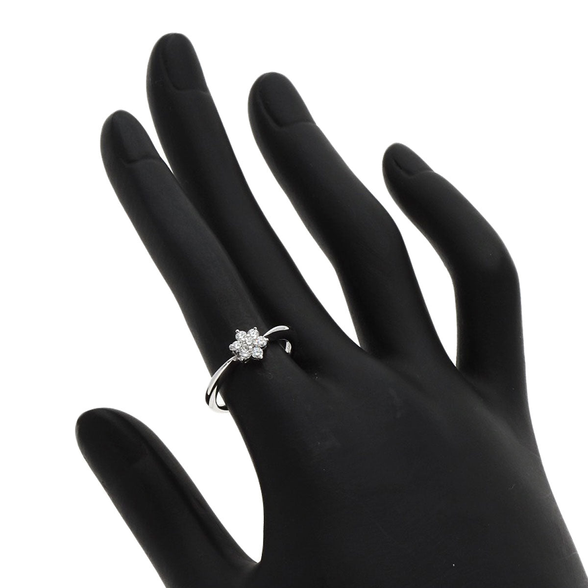 MIKIMOTO Perlita Diamond Ring K18 White Gold Ladies [Used]