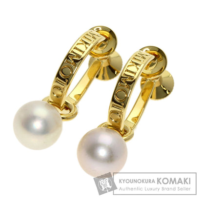 MIKIMOTO Pearl Pearl 2WAY Earring K18 Yellow Gold Ladies [Used]
