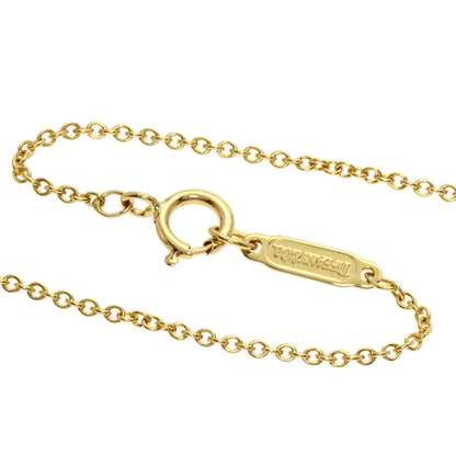 TIFFANY&Co. ribbon Necklace K18 Yellow Gold Ladies [Used]