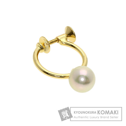 MIKIMOTO Pearl Pearl only one side Earring K18 Yellow Gold Ladies [Used]