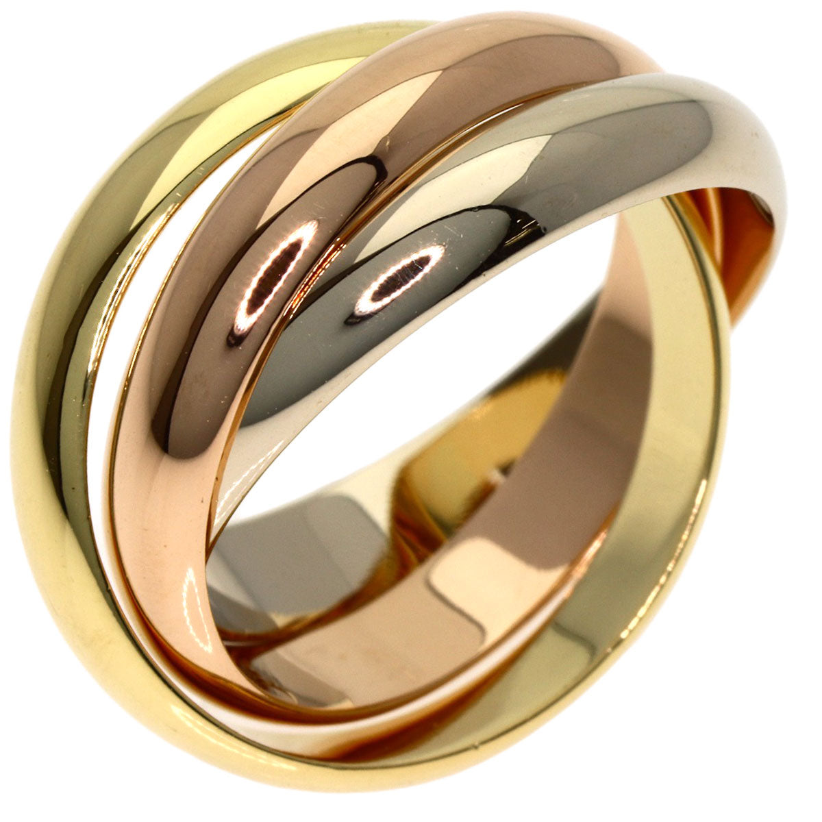 CARTIER Trinity #53 Ring K18 Yellow Gold K18 White GoldLadies [Used]