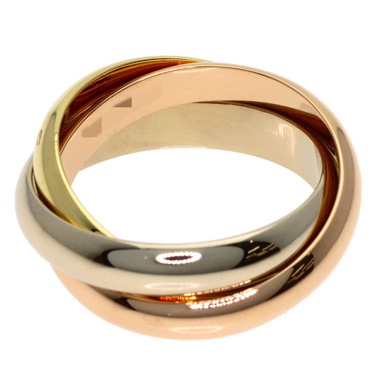 CARTIER Trinity #53 Ring K18 Yellow Gold K18 White GoldLadies [Used]