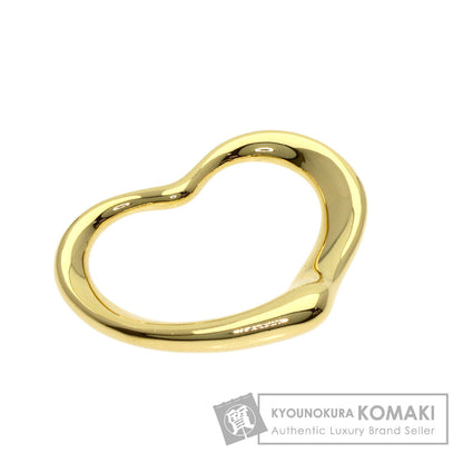 TIFFANY&Co. Open heart Pendant top K18 Yellow Gold Ladies [Used]