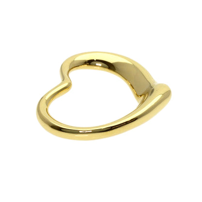TIFFANY&Co. Open heart Pendant top K18 Yellow Gold Ladies [Used]
