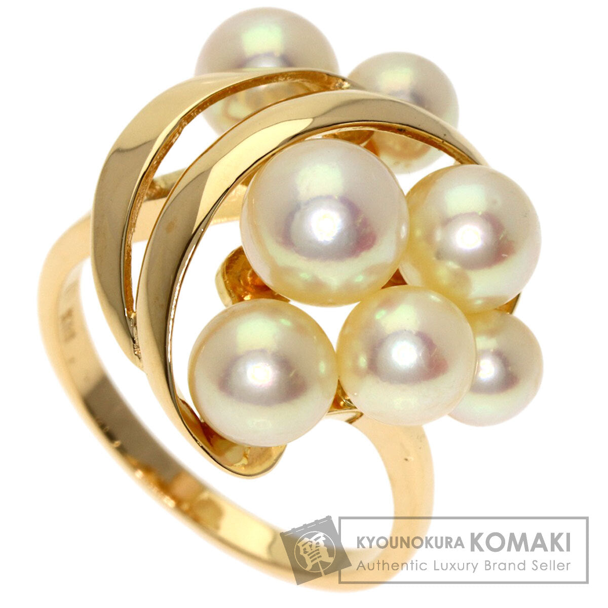 TASAKI Pearl Pearl Ring K18 Yellow Gold Ladies [Used]