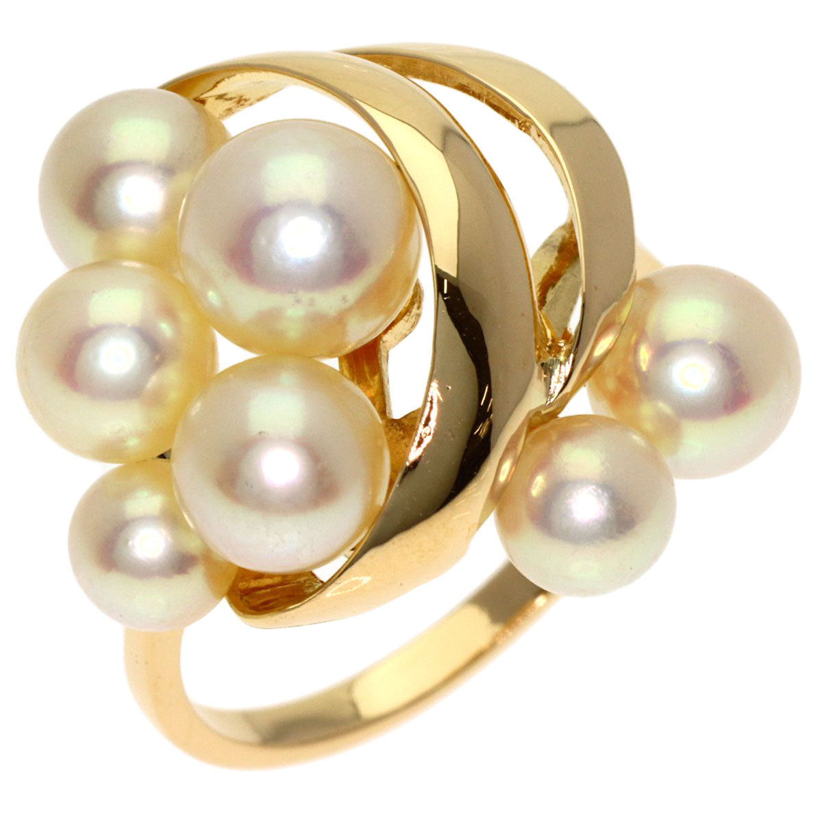 TASAKI Pearl Pearl Ring K18 Yellow Gold Ladies [Used]