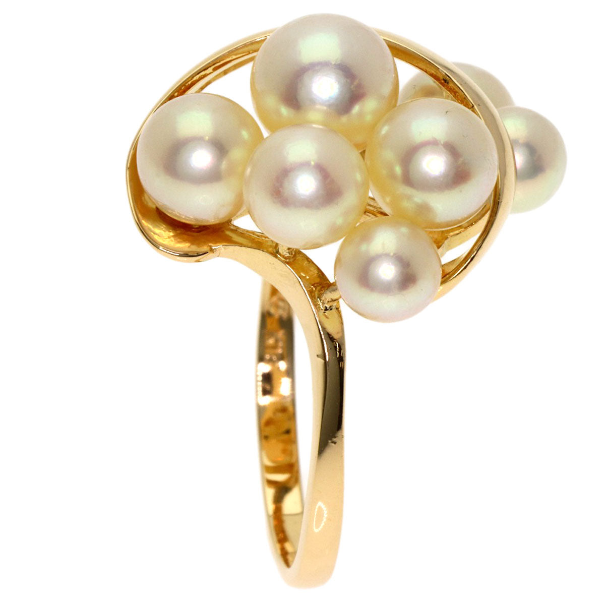 TASAKI Pearl Pearl Ring K18 Yellow Gold Ladies [Used]