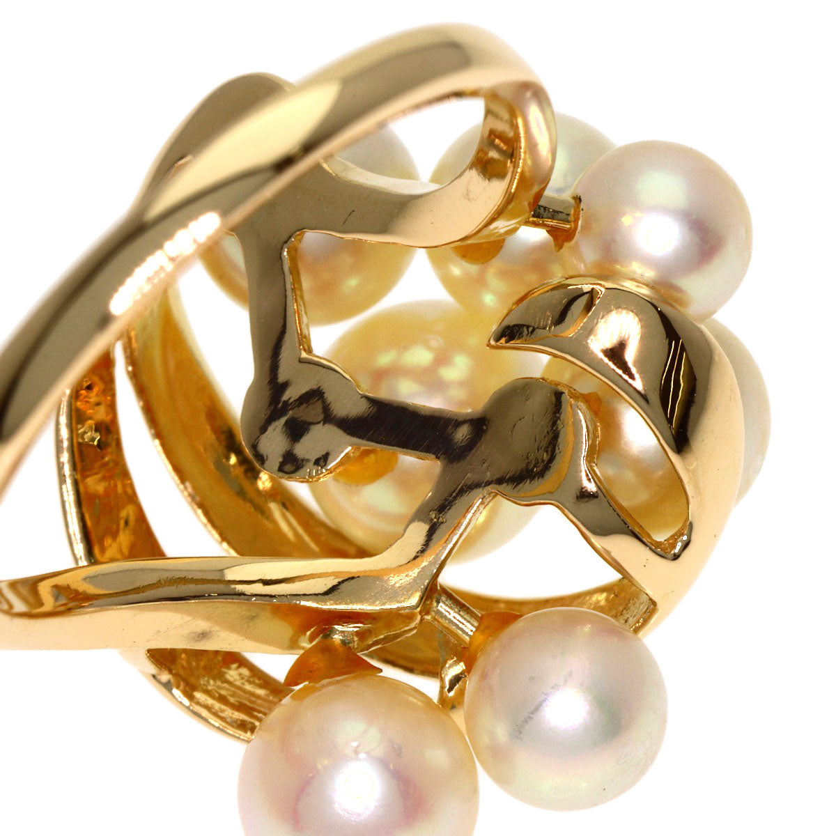 TASAKI Pearl Pearl Ring K18 Yellow Gold Ladies [Used]