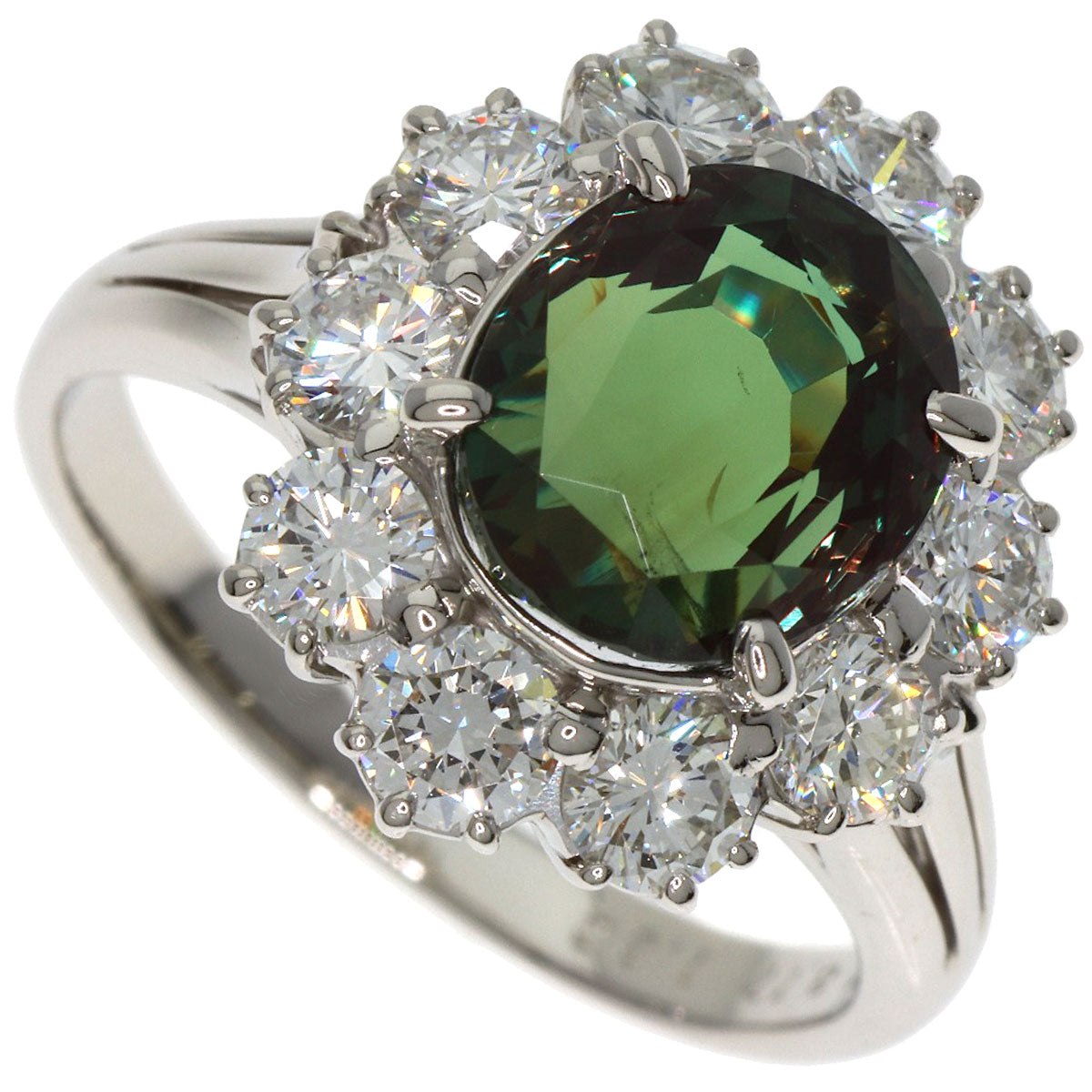 MIKIMOTO Alexandrite Diamond Ring Platinum PT900 Ladies [Used]