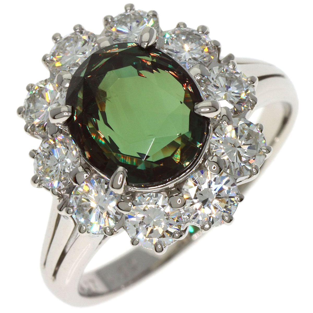 MIKIMOTO Alexandrite Diamond Ring Platinum PT900 Ladies [Used]