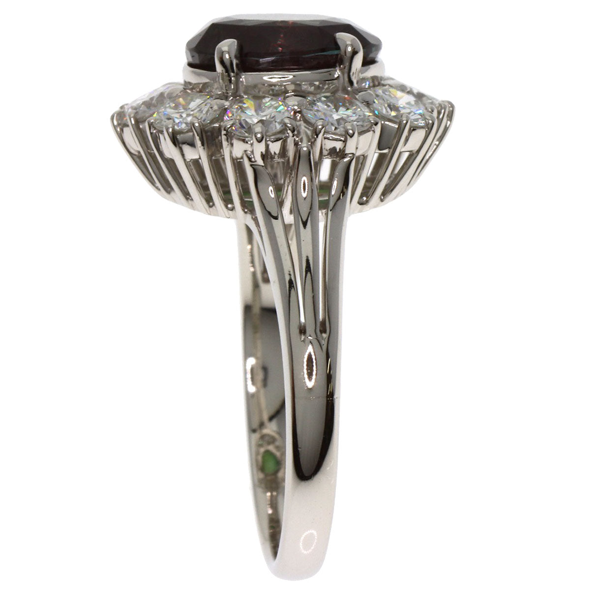 MIKIMOTO Alexandrite Diamond Ring Platinum PT900 Ladies [Used]