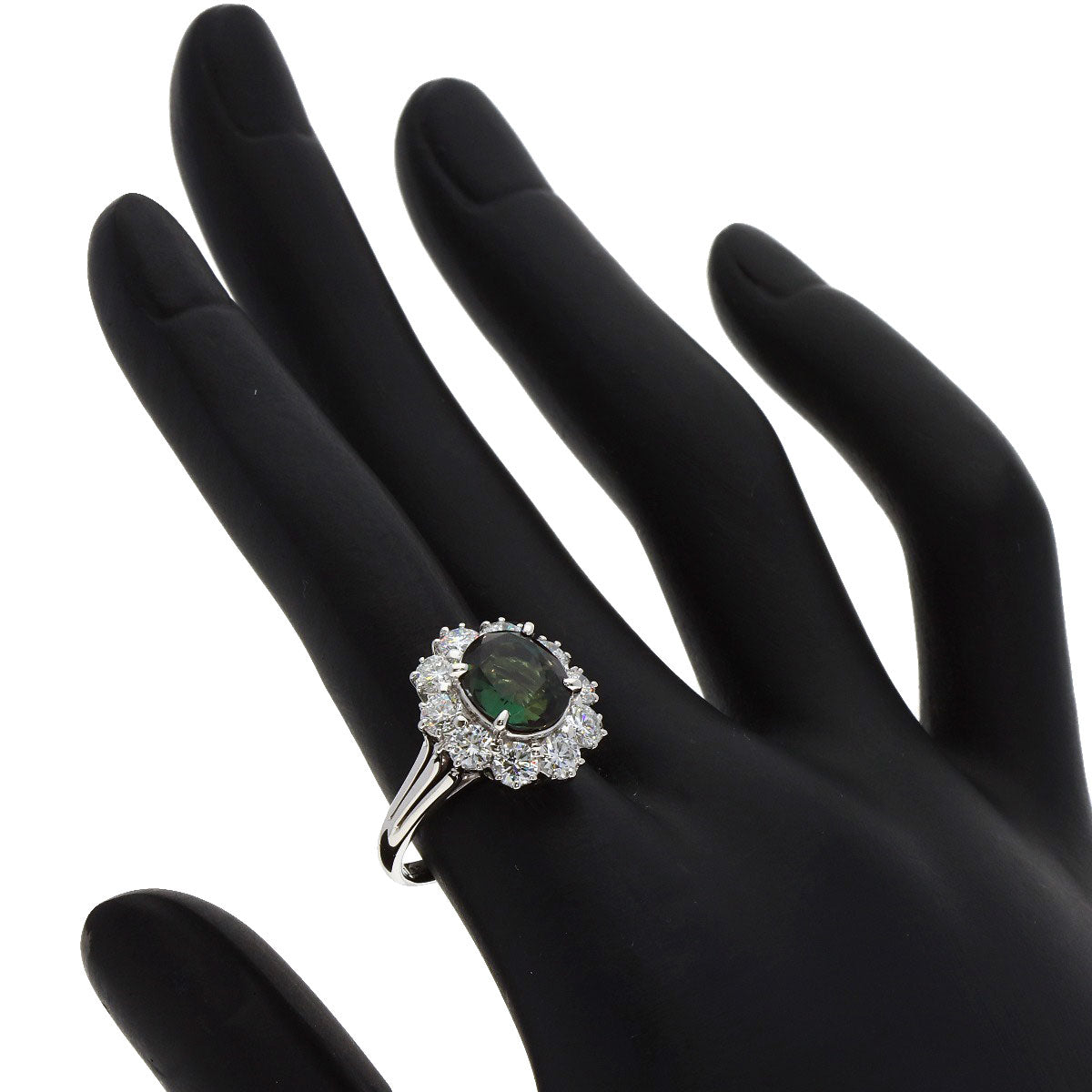 MIKIMOTO Alexandrite Diamond Ring Platinum PT900 Ladies [Used]
