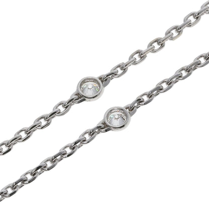 CARTIER Pearl Pearl Diamond Necklace K18 White Gold Ladies [Used]