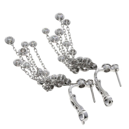 CARTIER Diaman Leger Diamond earring K18 White Gold Ladies [Used]