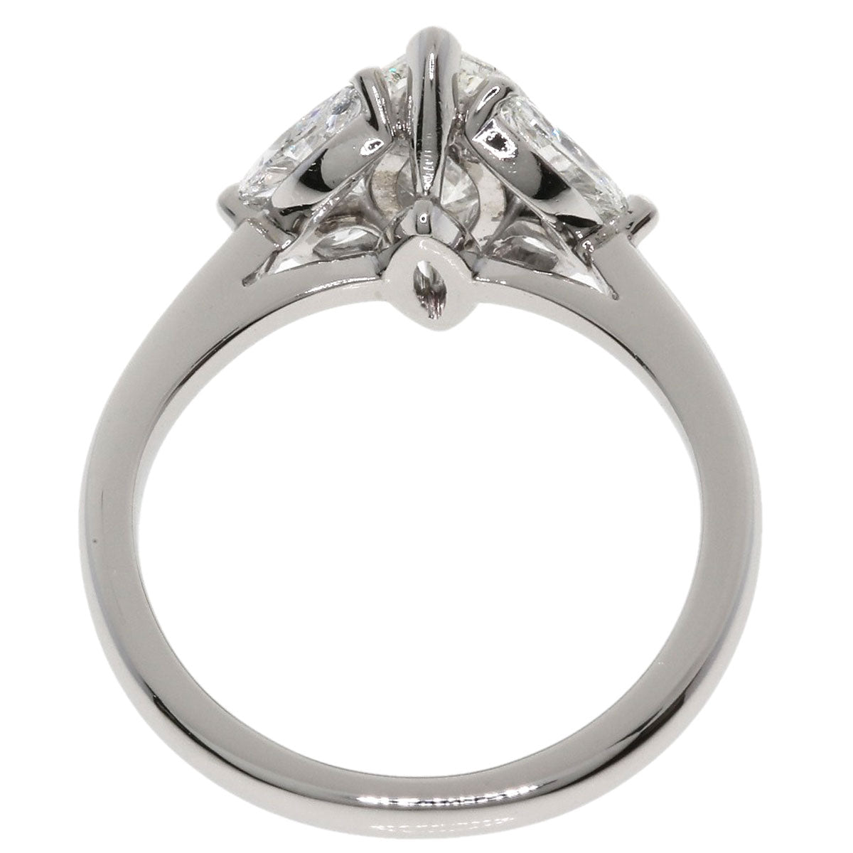 GRAFF marquise cut diamond Ring Platinum PT950 Ladies [Used]