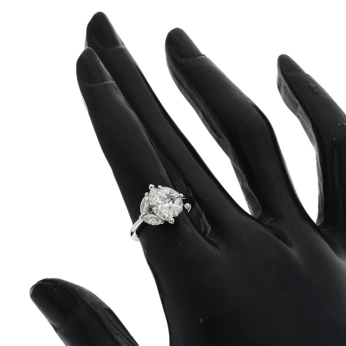 GRAFF marquise cut diamond Ring Platinum PT950 Ladies [Used]