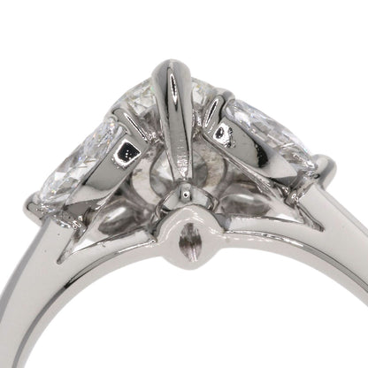 GRAFF marquise cut diamond Ring Platinum PT950 Ladies [Used]