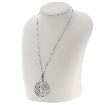 CARTIER Indian Mystery Diamond Necklace K18 White Gold Ladies [Used]