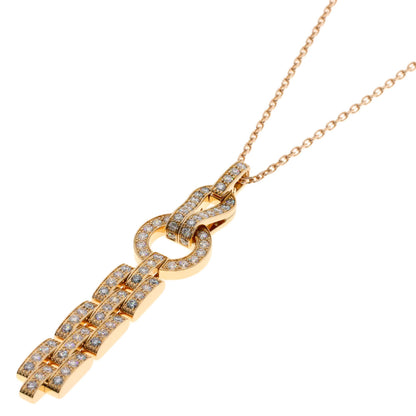 CARTIER Agraph Diamond Necklace K18 Pink Gold Ladies [Used]