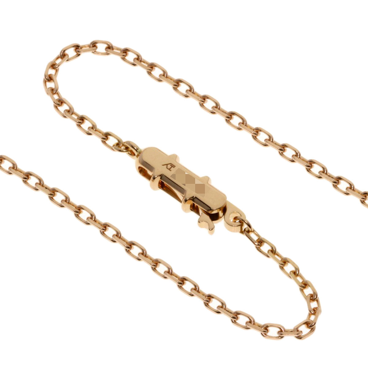 CARTIER Agraph Diamond Necklace K18 Pink Gold Ladies [Used]