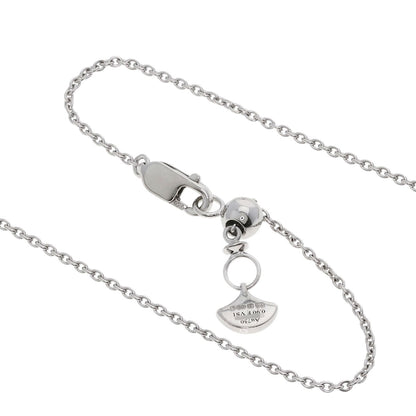 GRAFF Icon Heart Shape Diamond Necklace K18 White Gold Ladies [Used]