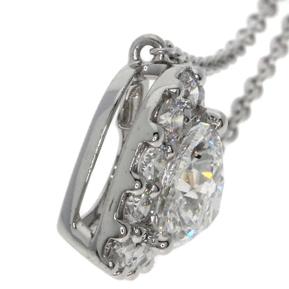 GRAFF Icon Heart Shape Diamond Necklace K18 White Gold Ladies [Used]