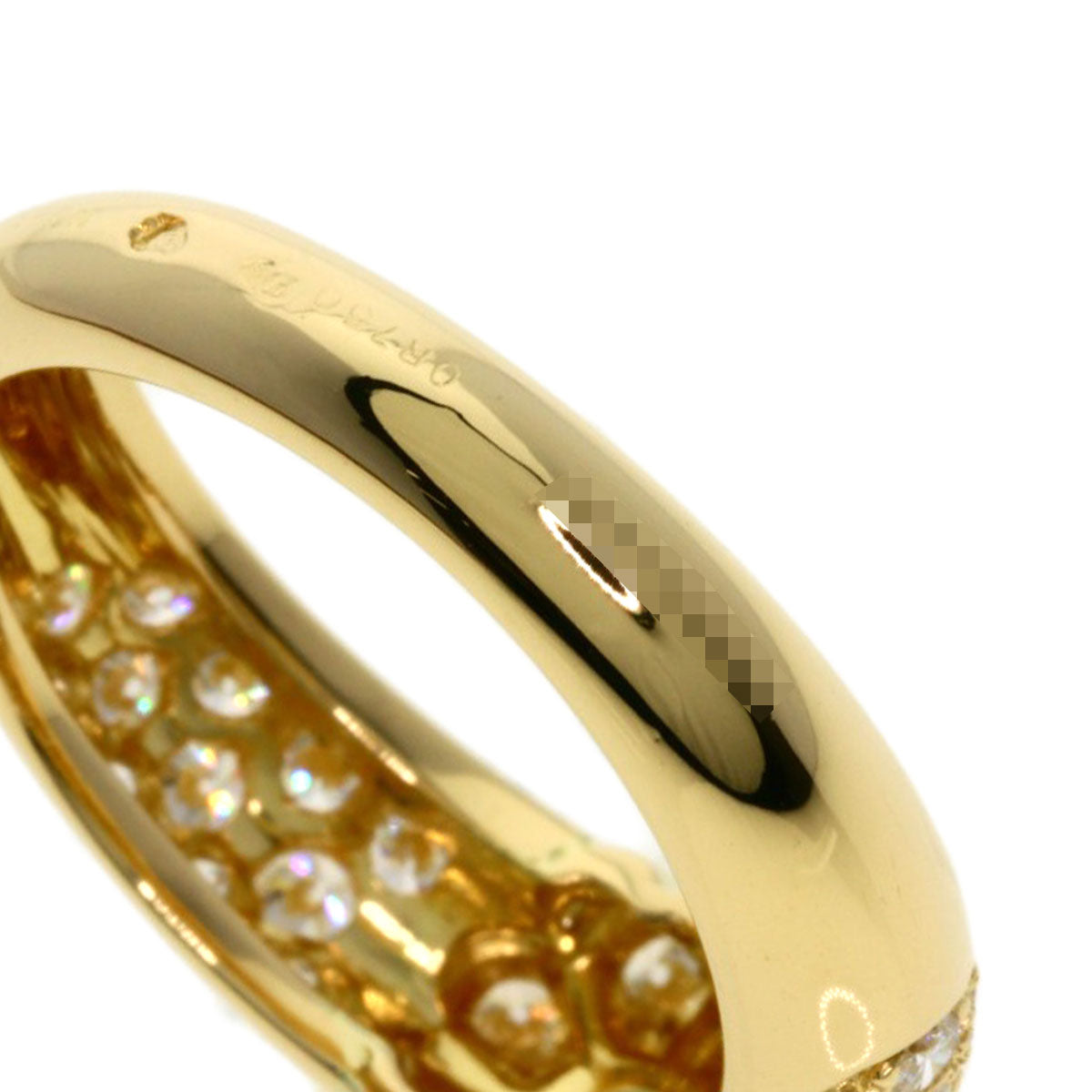 Boucheron Diamond #52 Ring K18 Yellow Gold Ladies [Used]